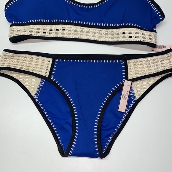 🔥🏖VICTORIA SECRET  swimsuit The Fabulous/push-up  cheeky  New - Picture 3 of 7